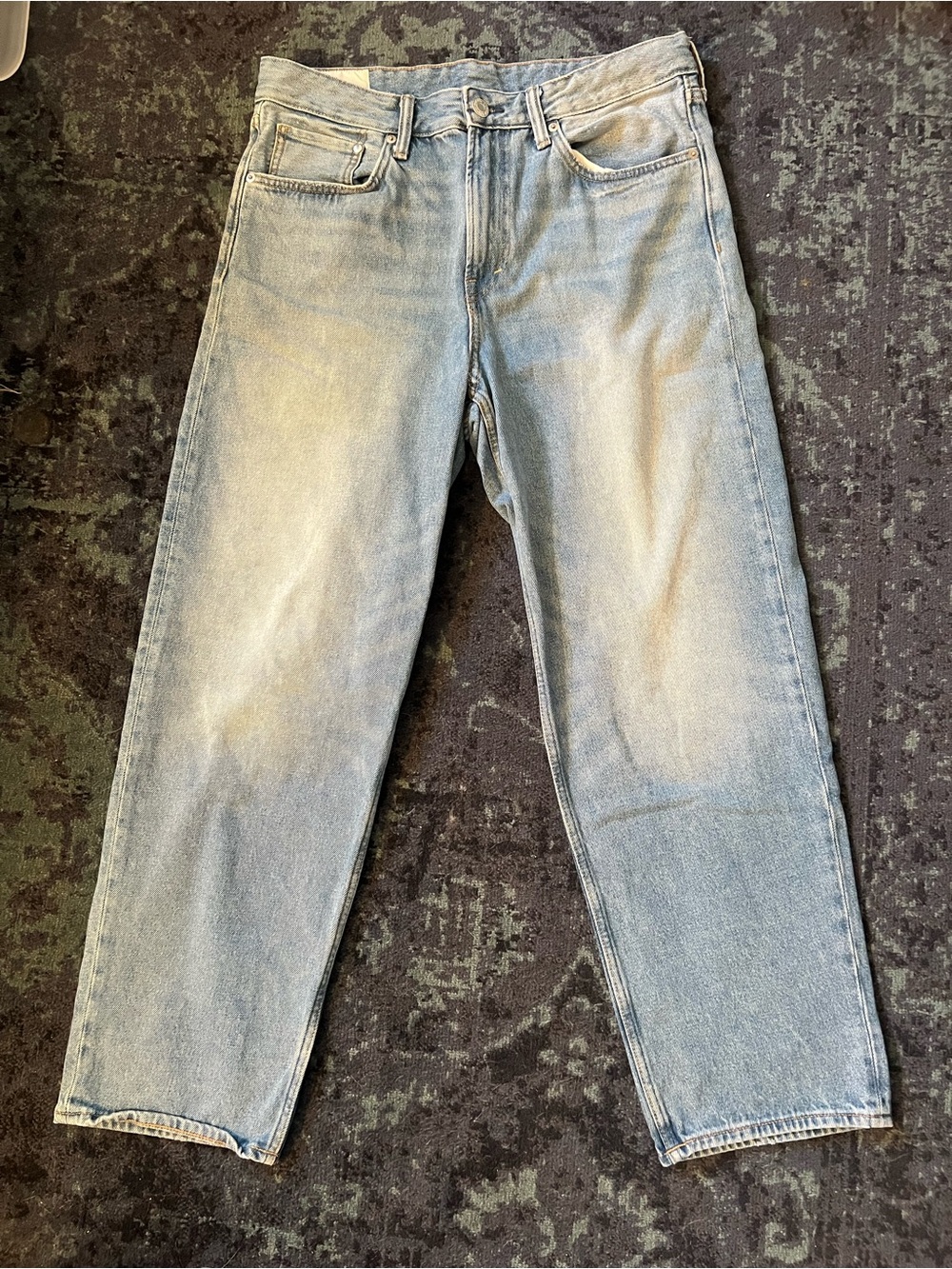 H&M Men's Light Blue Relaxed Fit Jeans